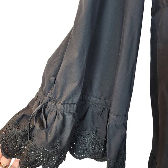 McQ Dress Size Small McQ By Alexander McQueen Black Ruffled Dress IT 38 / US S - Picture 3 of 14